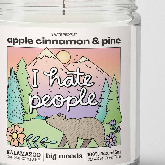 I Hate People - Soy Candle