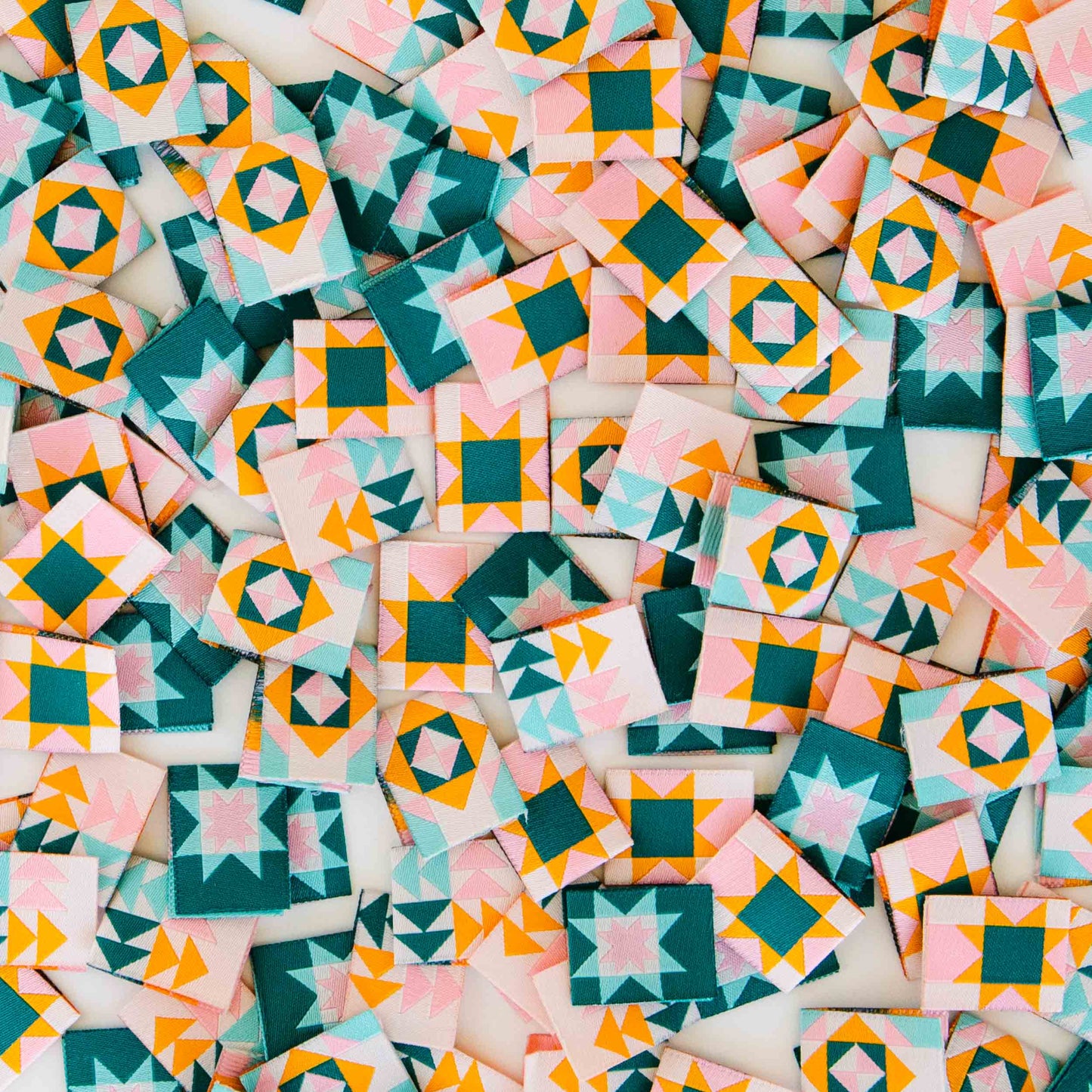 Quilt Block Multipack Woven Sewing Labels