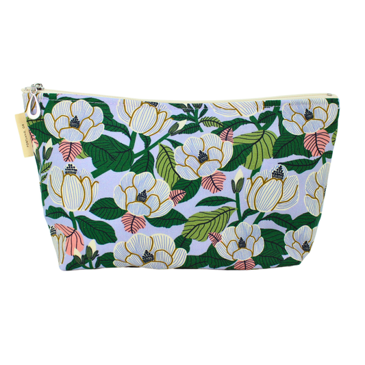 The Medium Makeup Bag | Lined Zip Pouch