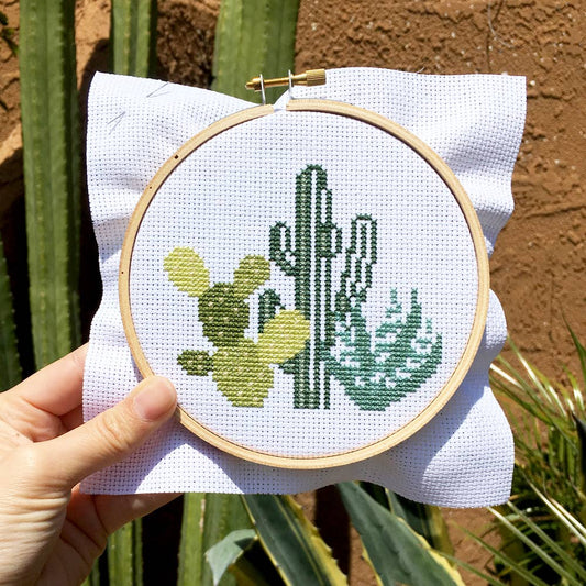 Desert Cacti - Cross Stitch Kit