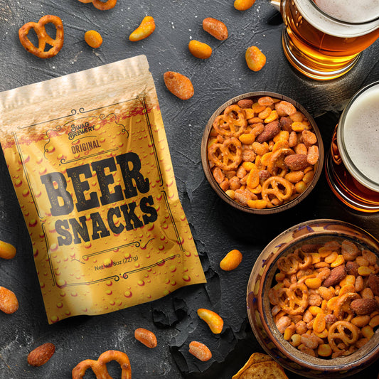 Beer Snacks - Gourmet Mix of Nuts Gift Set