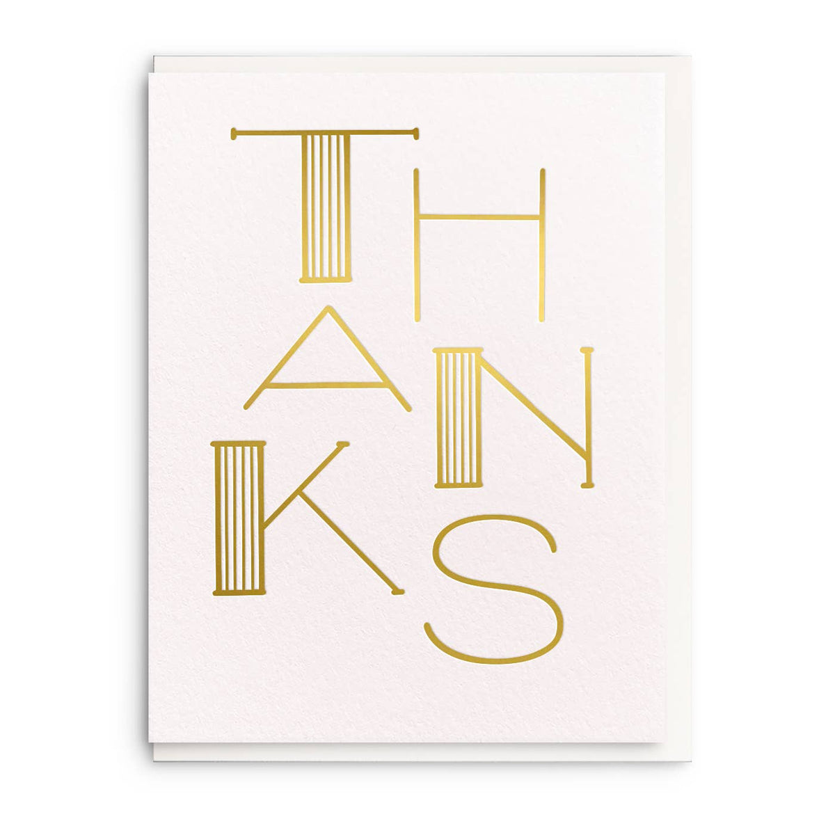 Thank You Gold - Foil Thank You Greeting Card