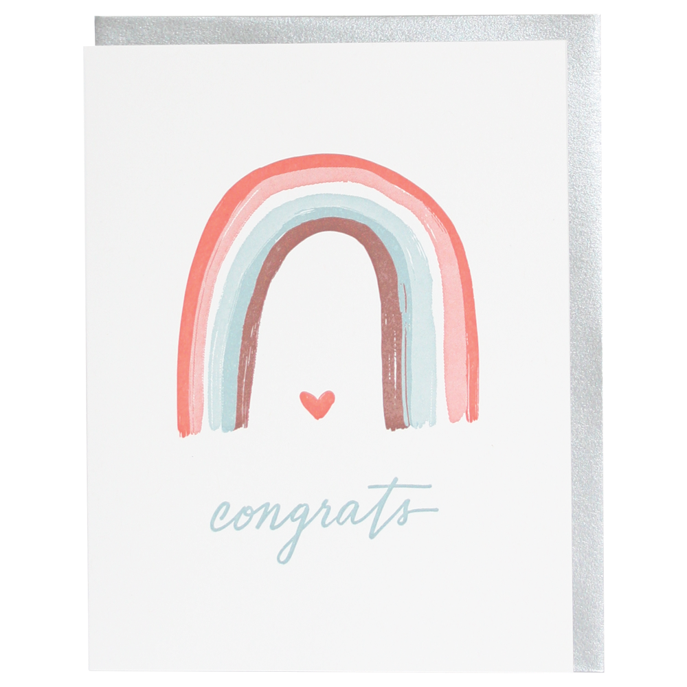 Rainbow Congratulations Card