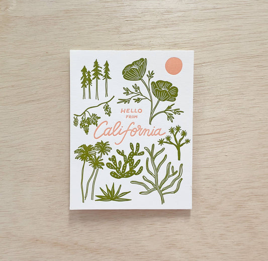 Hello from California - Everyday Greeting Card