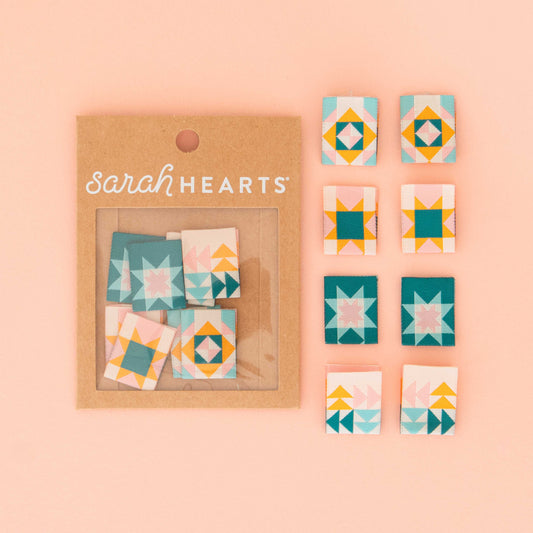 Quilt Block Multipack Woven Sewing Labels