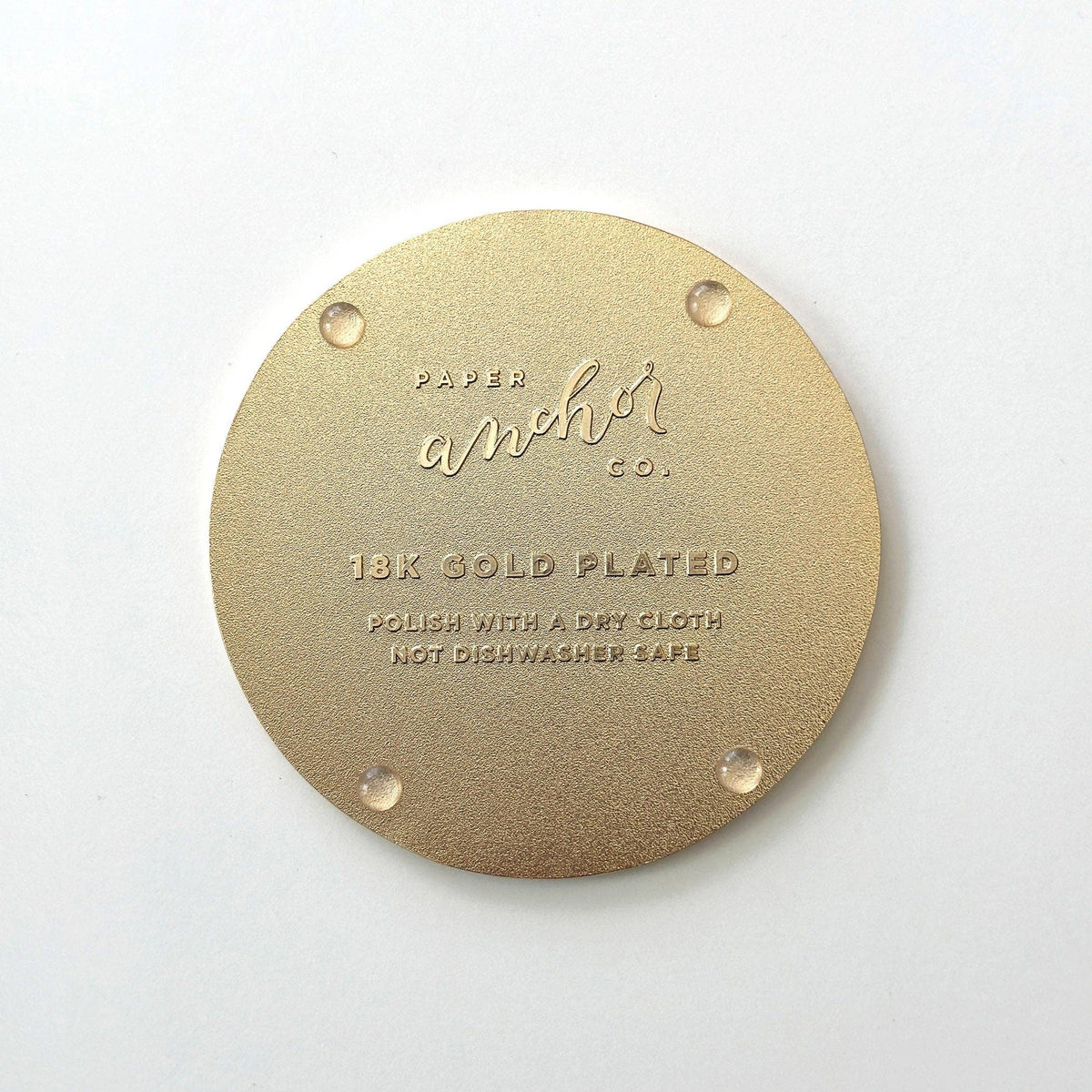 Tropical Floral Gold Drink Coasters | Hostess Gifts