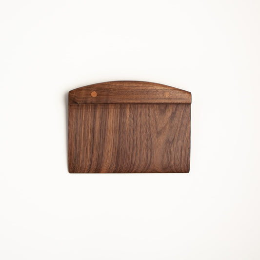 Walnut Wood Bench Scraper - Wooden Dough Scraper