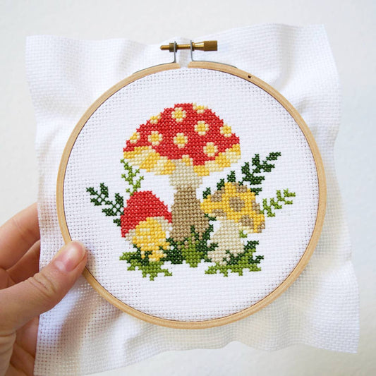 Mushroom - Cross Stitch Kit