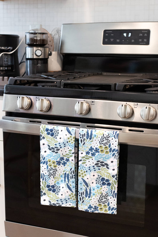 Pack of 2 Waterfall Floral Tea Towels