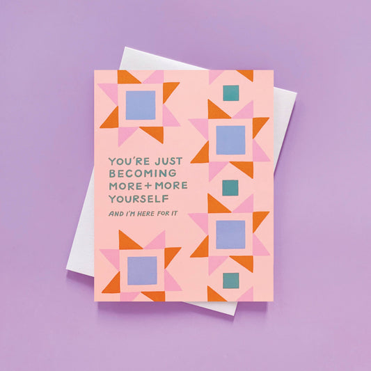 More Yourself - LGBTQ+ Pride Congratulations Card