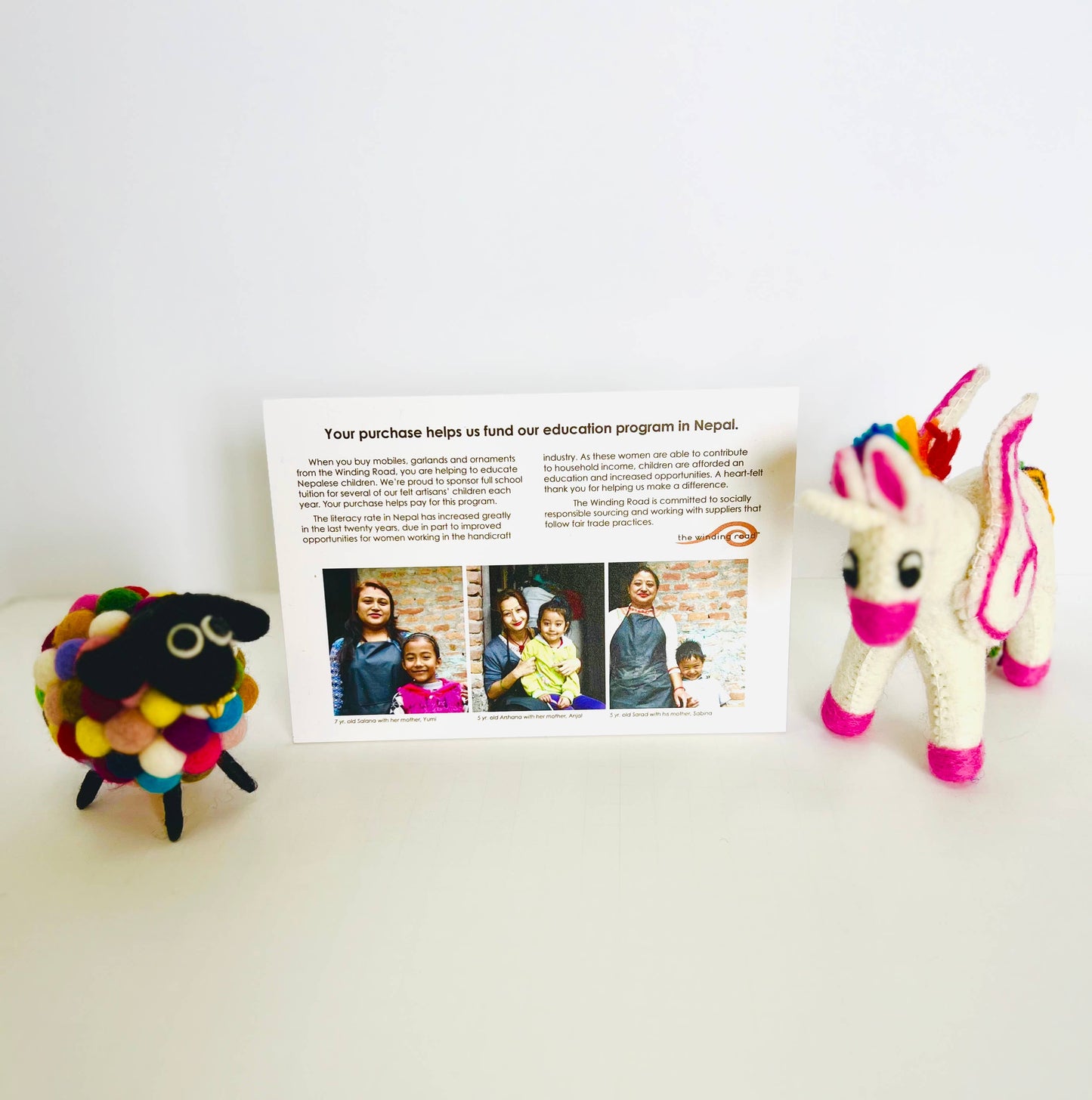 Ornament - Rainbow Ball Sheep