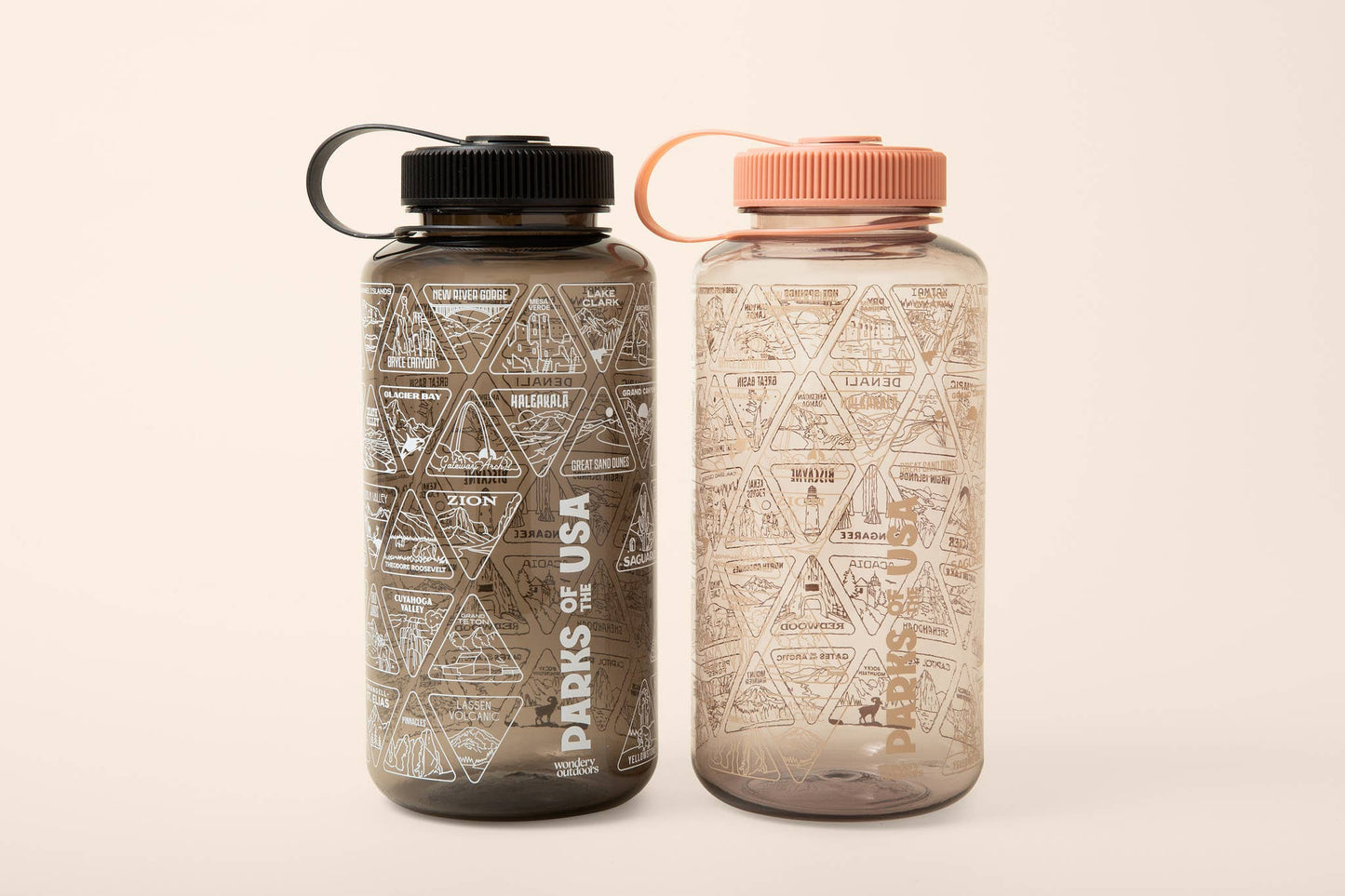 National Parks of the USA - Adventure Bucket List Bottle - 32oz, Plastic