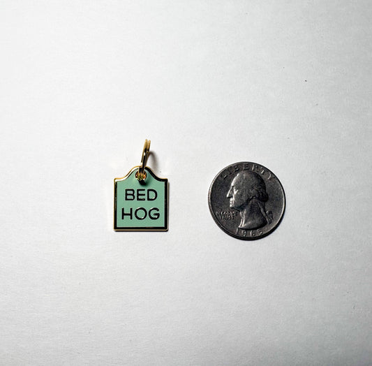 Bed Hog - Pet Collar Charm