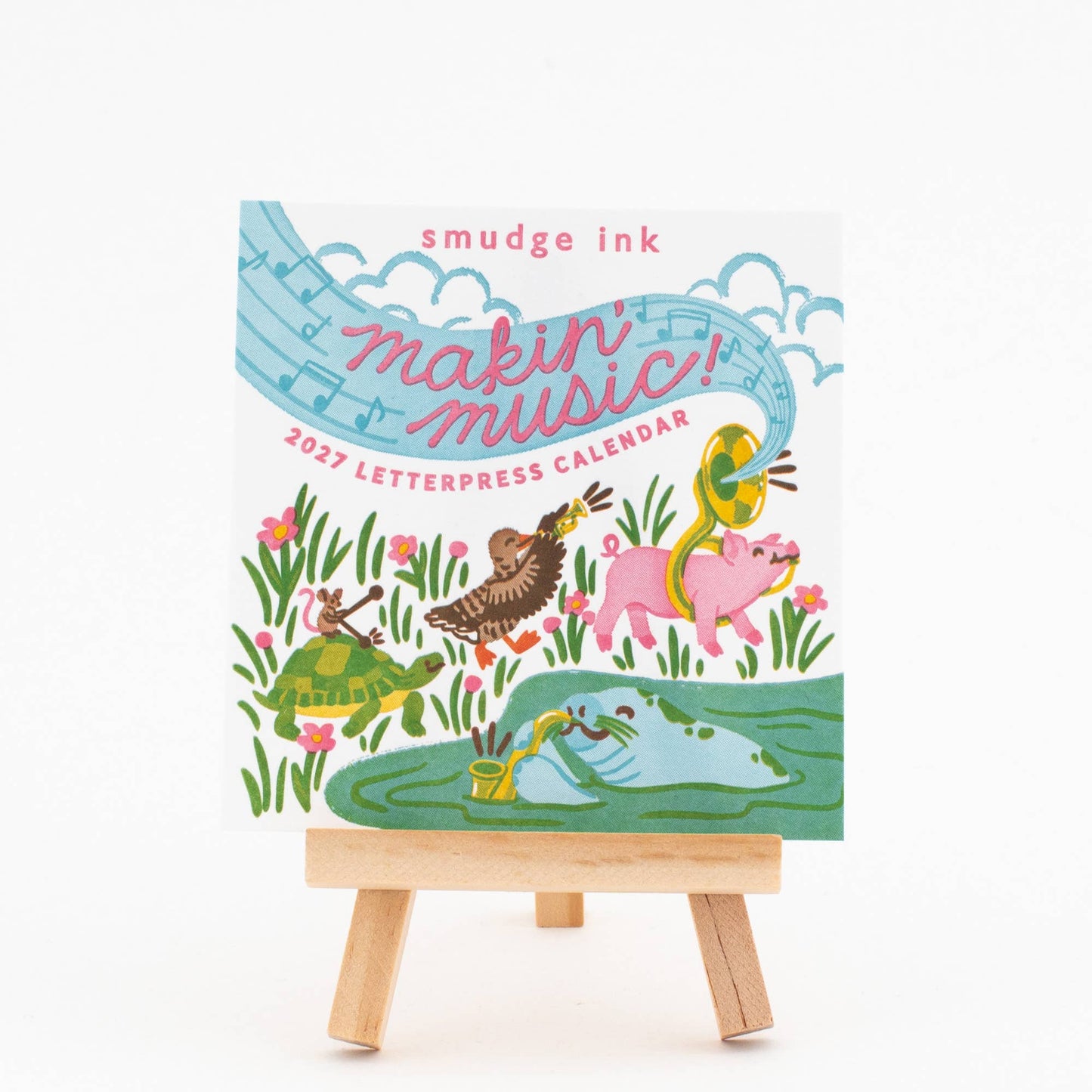 2027 Makin' Music Letterpress Desk Calendar