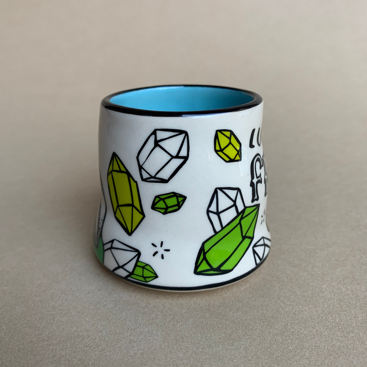 Lucky Frog Cup - Small Ceramic Christmas Holiday Gift Mug
