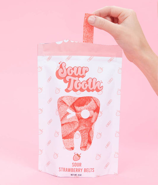 Sour Strawberry Belts