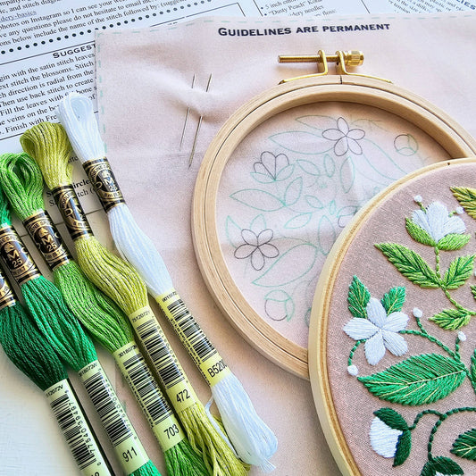Blissful Blooms - Embroidery Kit