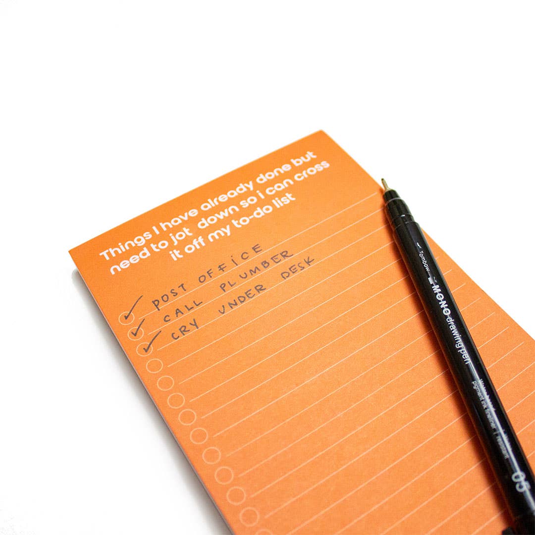 ADHD To-Do List - Long Notepad with Magnet