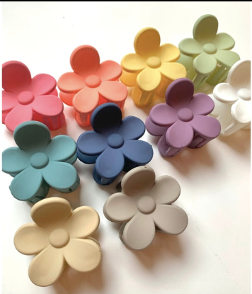 Flower Hair Claw Clips - S