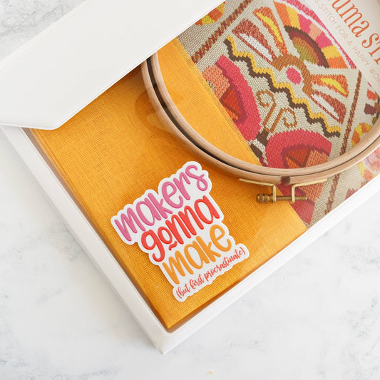 Stitchy Stickers - Makers Gonna Make