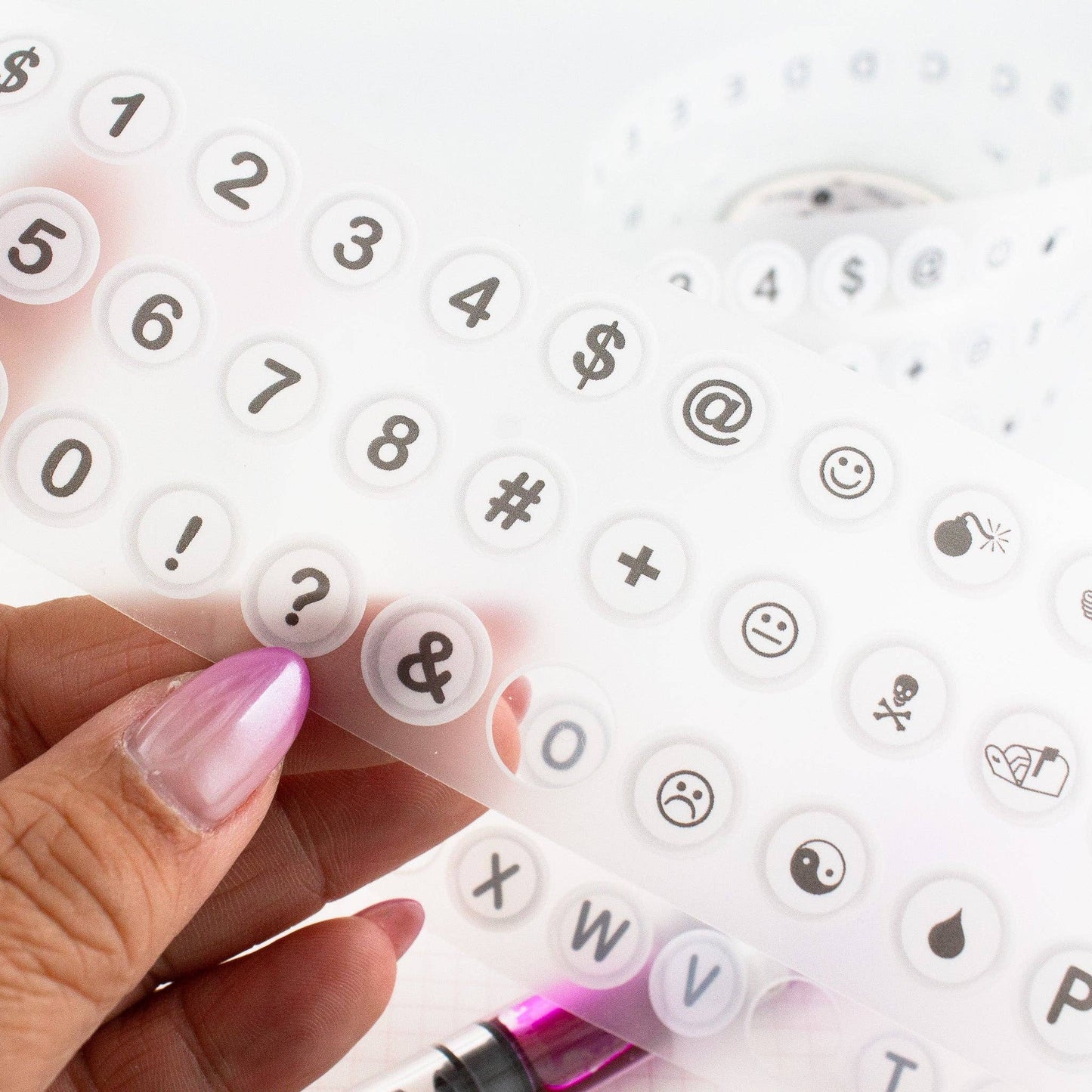 Letter Beads PET Tape - 50mm