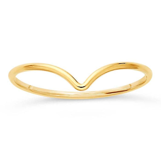 Chevron Stacking Ring