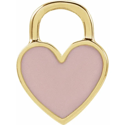 Enamel Heart Charm