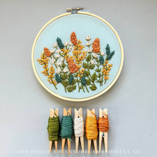 Hand Embroidery Kit - Winslow in Marigold