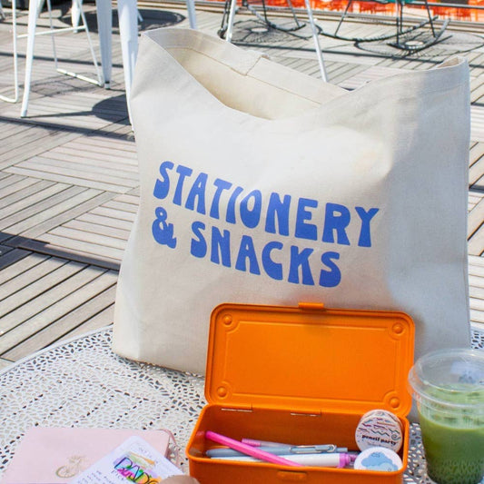 Stationery and Snacks - Tote Bag