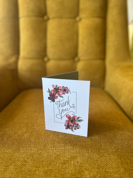 Thank you Card - Floral