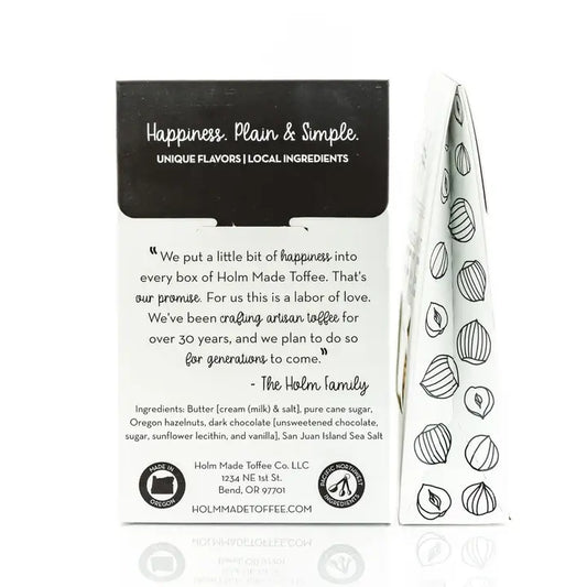 Salted Hazelnut Toffee