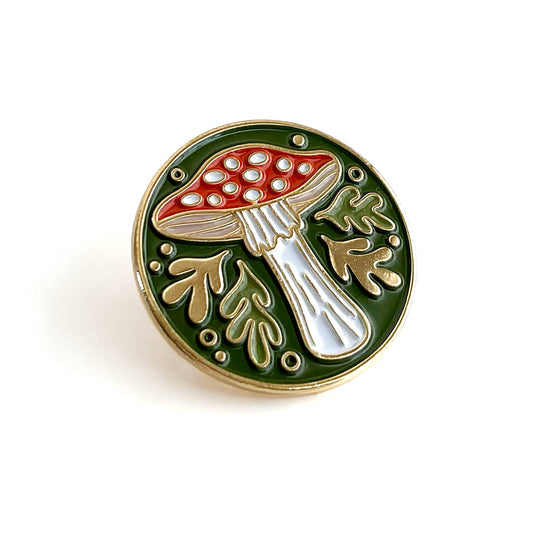 Fly Agaric Mushroom Enamel Pin