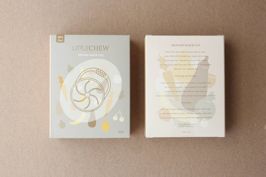 Foldable Silicone Snack Cup - Dusty Coral