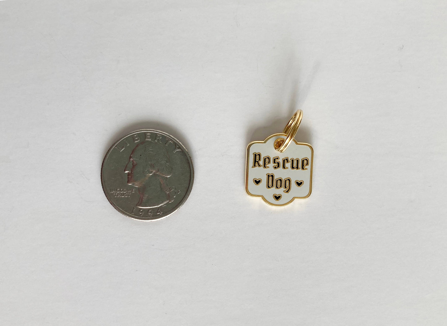 Rescue Dog - Pet Collar Charm