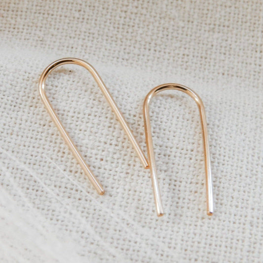 Open Arc Earrings