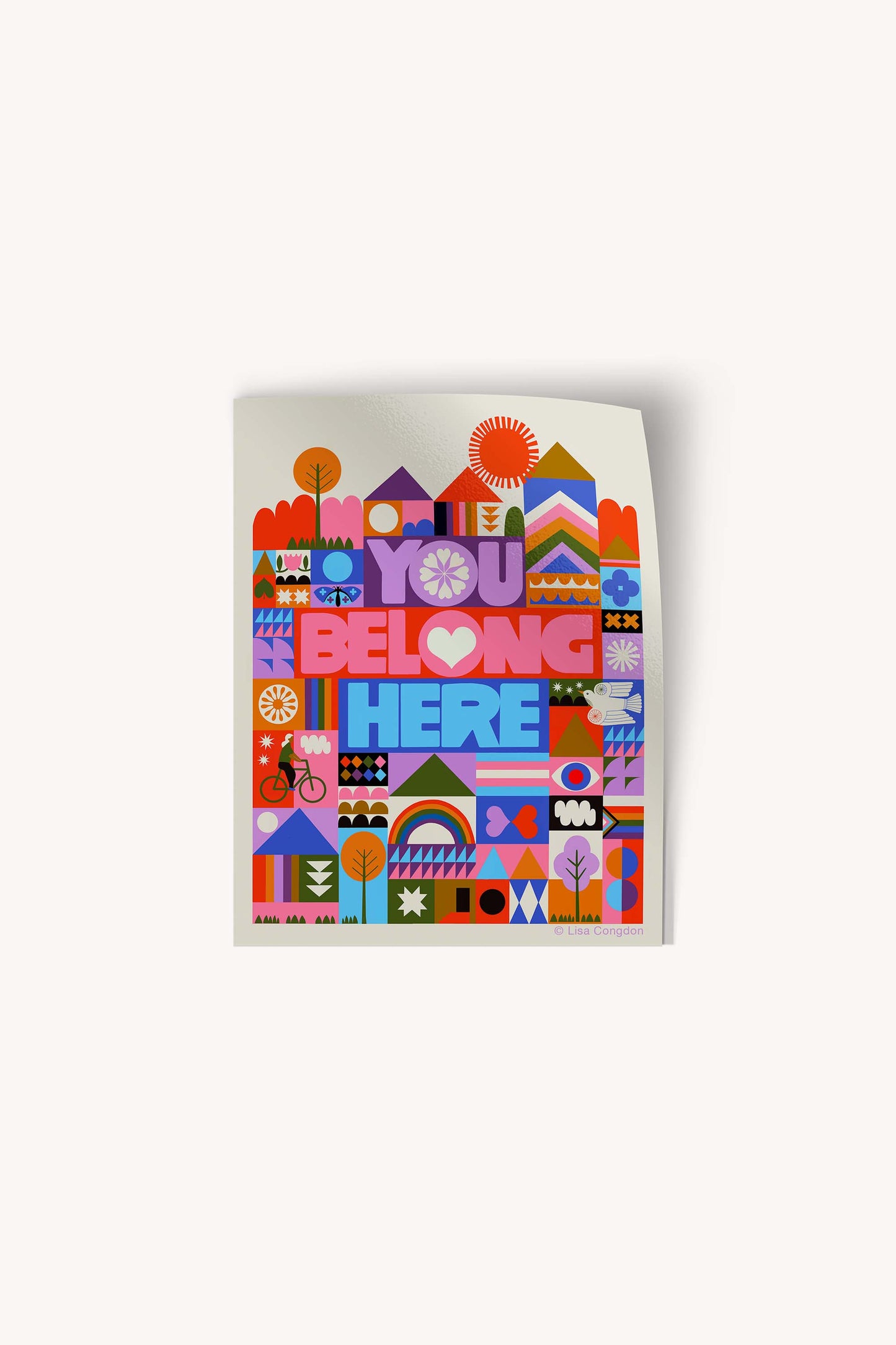 You Belong Here - Large Sticker