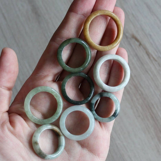 Jade Natural Stone Ring