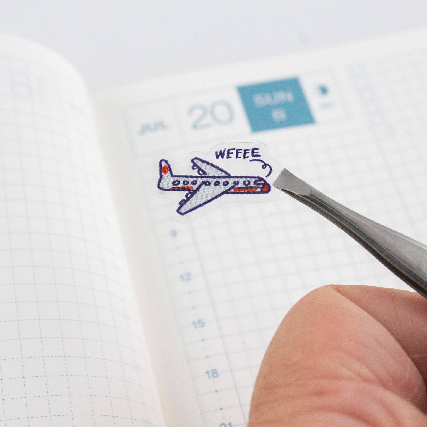 Travel 01 - Clear Planner Sticker Sheet