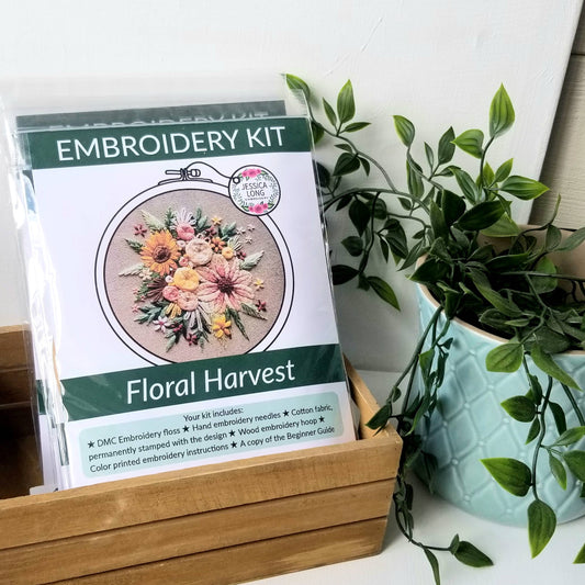Floral Harvest - Embroidery Kit