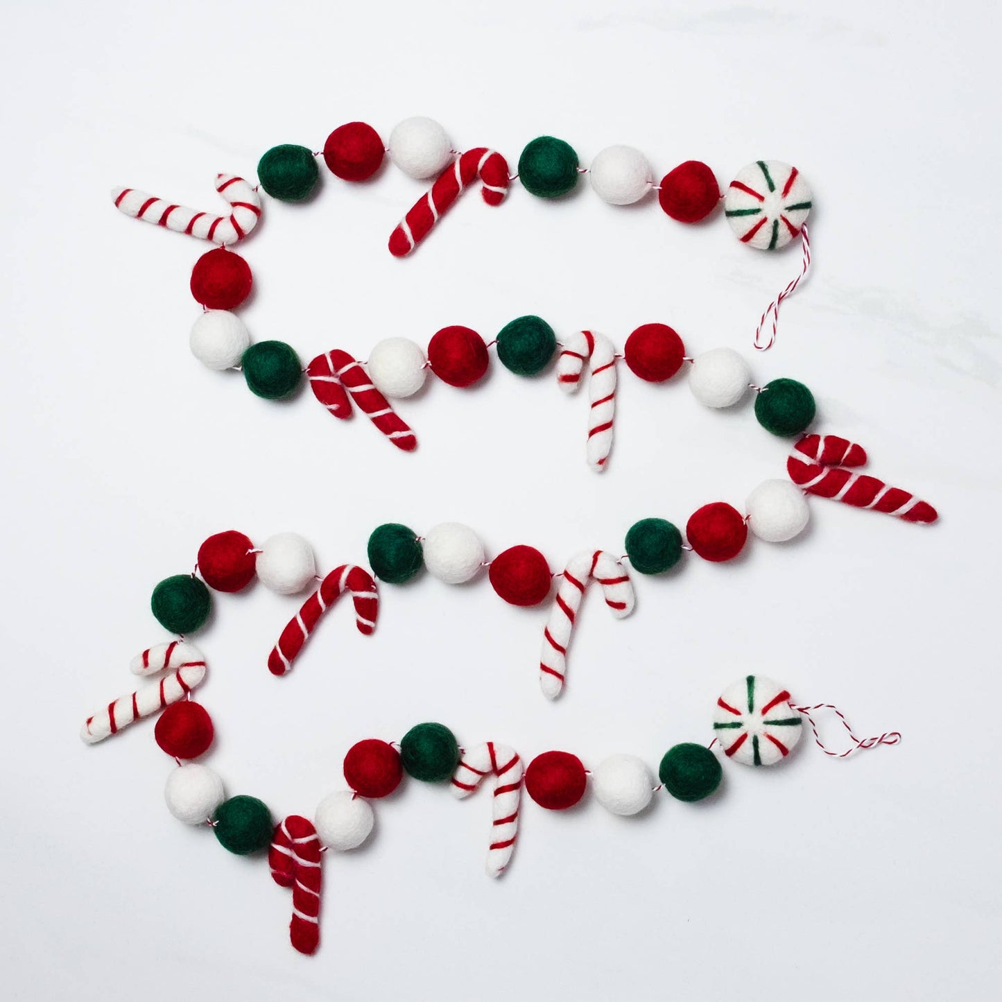 Garland - Christmas Decor - Candy Cane