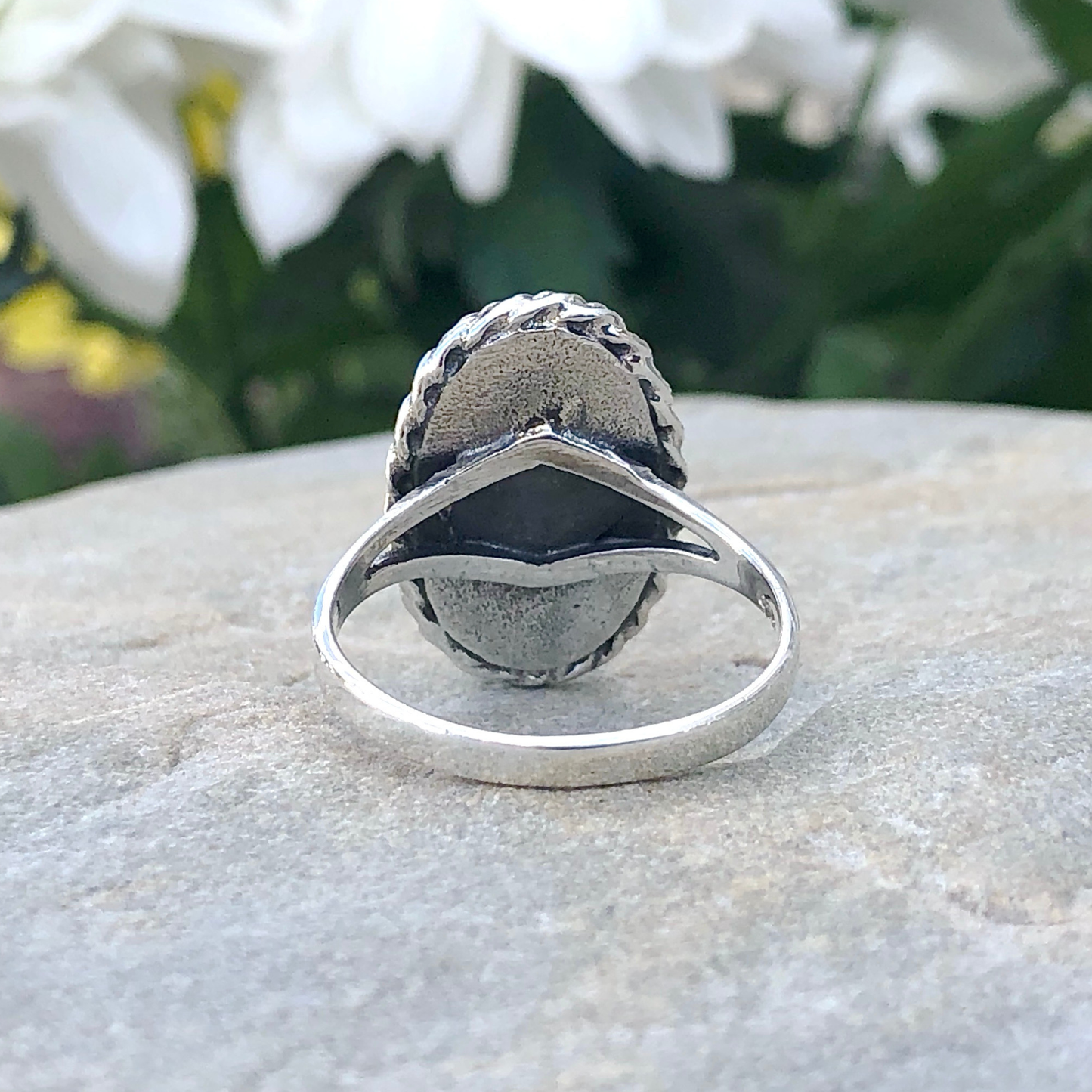 Large Oval Turquoise Ring