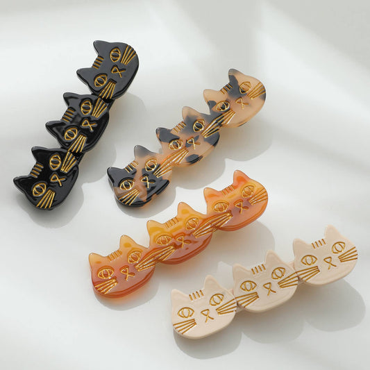 Triple Cat Eco-Friendly Hair Clip