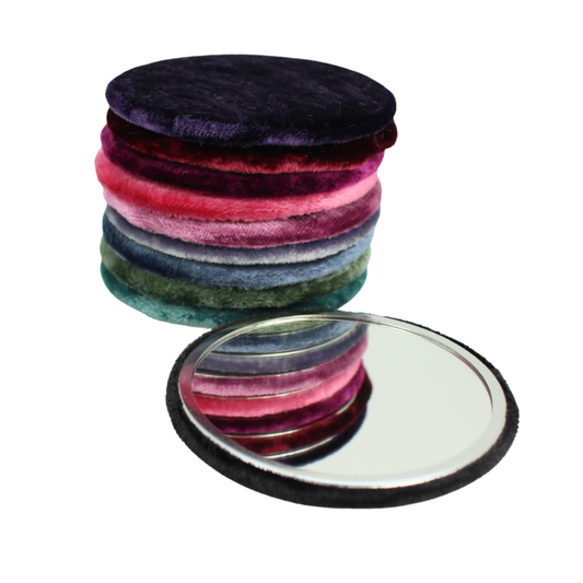 Silk Velvet Pocket Mirror