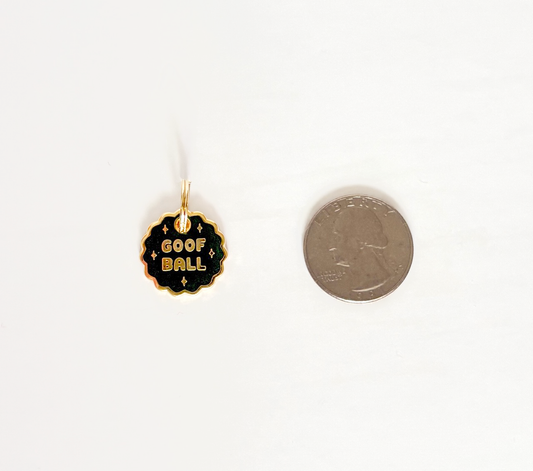 Goofball - Pet Collar Charm