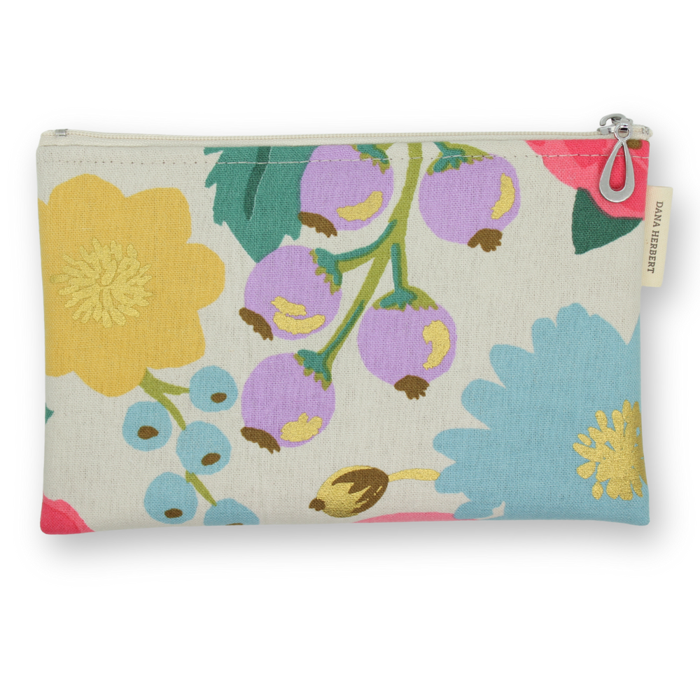 Canvas Wallet - Medium Zip Pouch