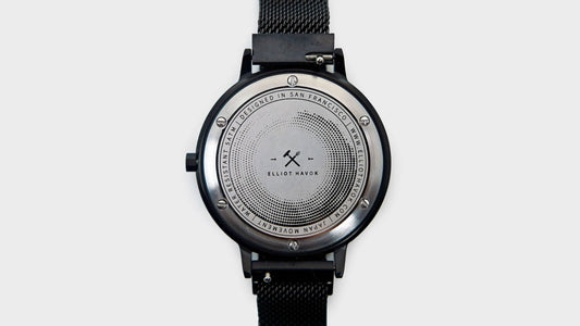 Gold Ember Minimalist Mesh Watch - 38mm