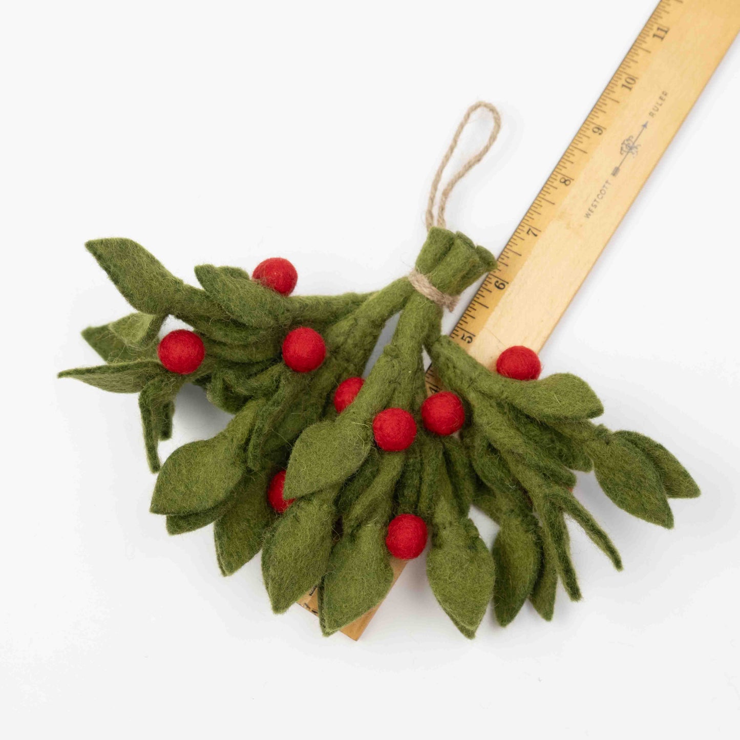 Misteltoe with Holly Berries