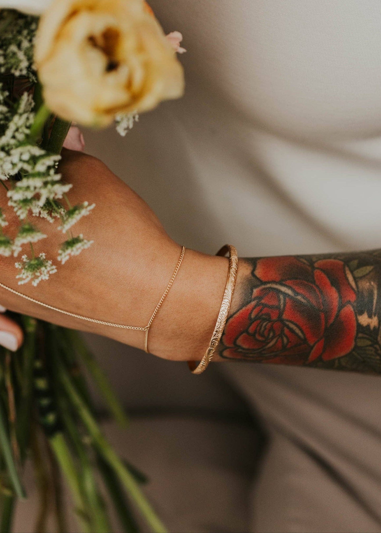 Luxe Floral Cuff