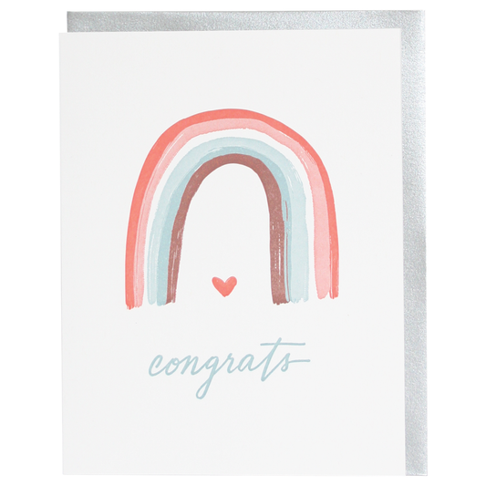 Rainbow Congratulations Card