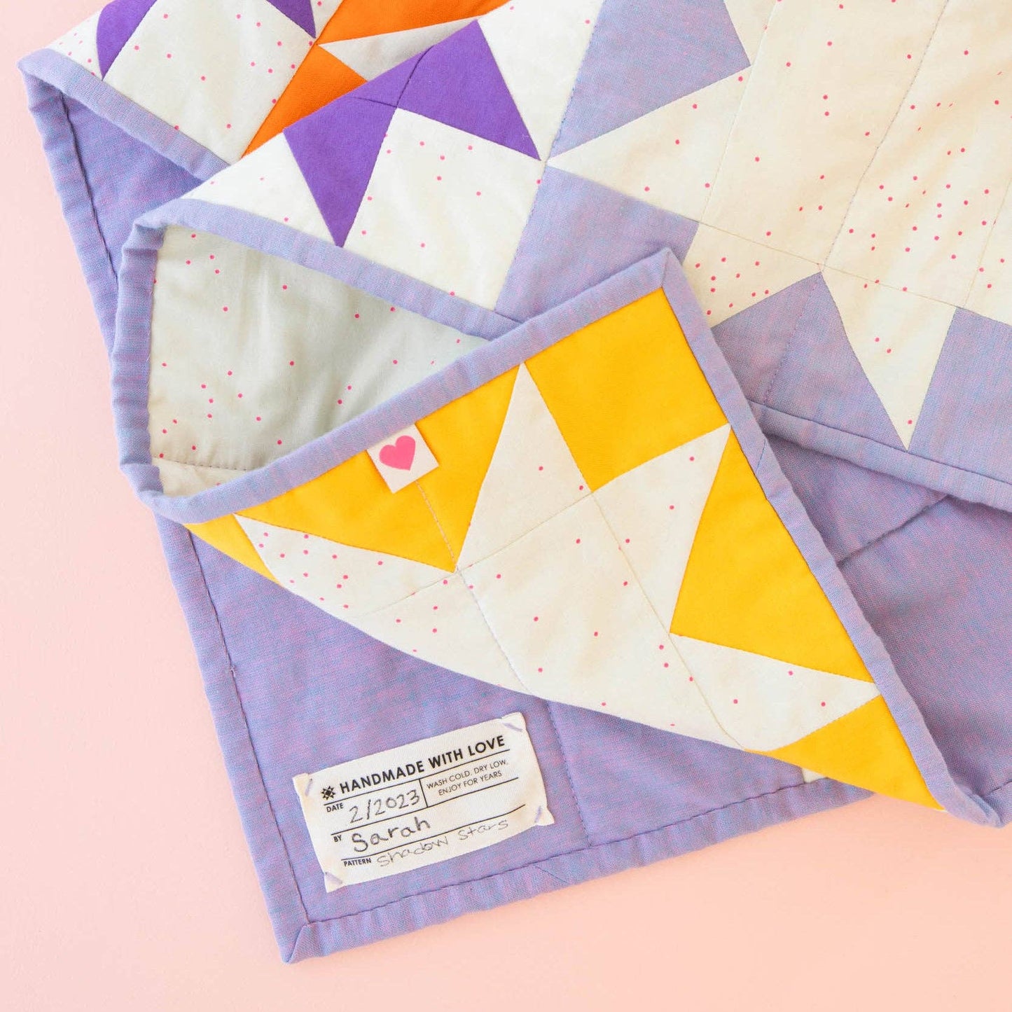Quilt Info Large Organic Cotton Write-In Sewing Label